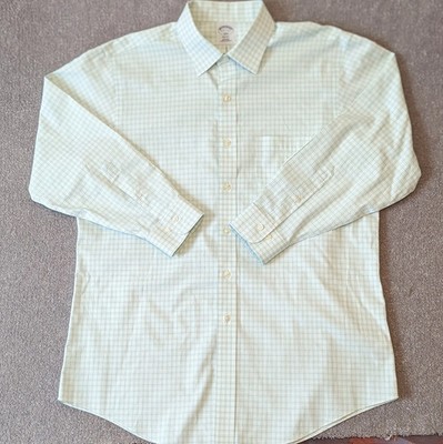 Brooks Brothers Regent Shirt Mens 17 Long Sleeve Casual Dress Button Up