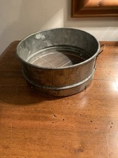  Flour Sieve Fine Mesh  Flour Sifter for Baking Galvanised Metal