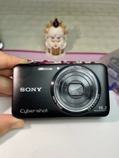 SONY Cyber Shot DSC-WX7 BLACK Digital Camera 16.2MP 5x Optical Zoom