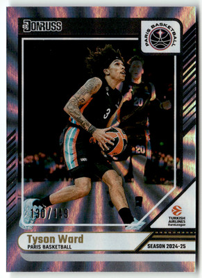 2024-25 Donruss Euroleague Panini No. 75 Tyson Ward Laser 130/149