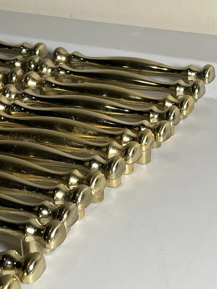 "Tiradores de manija de gabinete de arco de latón esterlina Amerock 854-I de colección 29 piezas" Foto 3 de 4