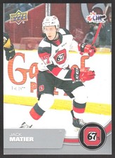 Upper Deck CHL Jack Matier Ottawa 67's #58