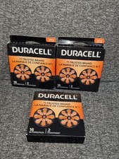 Duracell Hearing Aid Batteries Size 312 - Exp-2029 3 Boxes 16 Batteries Ea- 48ct