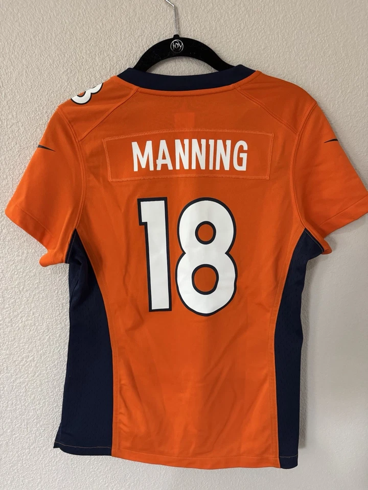 Camiseta deportiva para mujer Nike NFL Denver Broncos Peyton Manning naranja mediana Foto 4 de 4