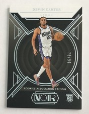 2024-25 Panini Noir Devin Carter RC Rookies Association Edition Insert #d 78/99