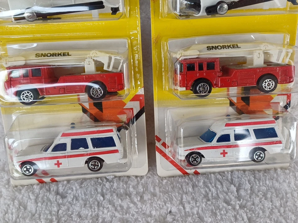 Corgi Juniors Emergency Triple Pack Sets X 2 In Trade Sleeves From 1986 J3101 - Image 3 of 4