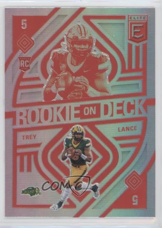 2021 Panini Donruss Elite Rookie On Deck Trey Lance #RD4 7i2