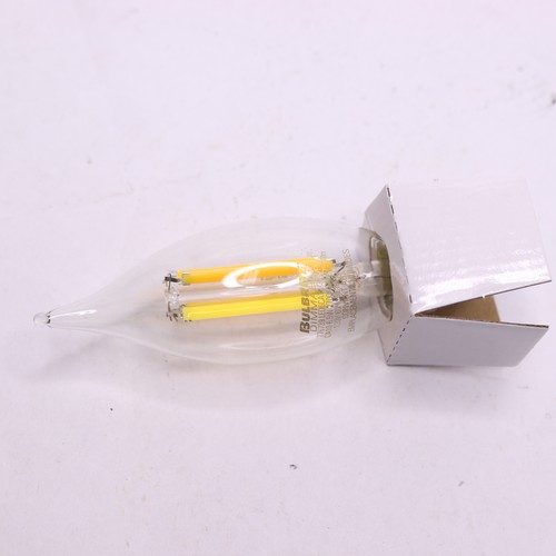 Bulbrite Blunt Tip LED Light Bulb 6.5W 120V Clear Warm White 776739 - Picture 2 of 4