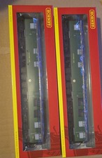HORNBY R40025 MK1 CATERING (RBR) COACH BR (SR) GREEN, X2 