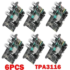 6Pc ZK-1001U 100W Mono Bluetooth Audio AUX Power Amplifier Module TPA3116D2 NEW