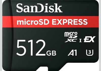 SanDisk microSD Memory Card 512 GB Read up to 880 MB/s & Write up to 650 MB/s