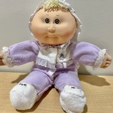 Hasbro 12" Cabbage Patch Kids BABIES  Bean Bottom Blonde Brown Combo Girl Doll