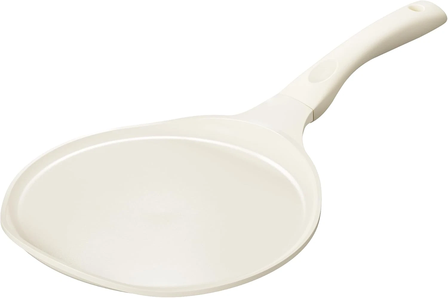 Crepe Pan Nonstick, 10 Inch Ceramic Flat Skillet Pan for Roti Dosa Tawa Comal Pa