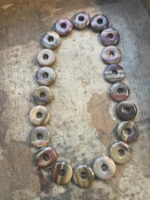 Gemstone 20mm Donuts RAINFOREST JASPER 20 Stones Jewelry Making Beads Donut