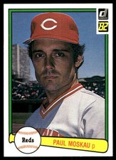 Paul Moskau 1982 Donruss #355 Reds MLB READ FREE SHIPPING AutographDen