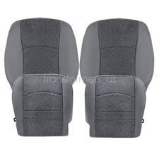 For 2013 2014 Dodge Ram 150025003500 Driver Passenger Cloth Seat Cover Gray For 2013 2014 Dodge Ram 150025003500 Driver Passenger Cloth Seat Cover Gray
