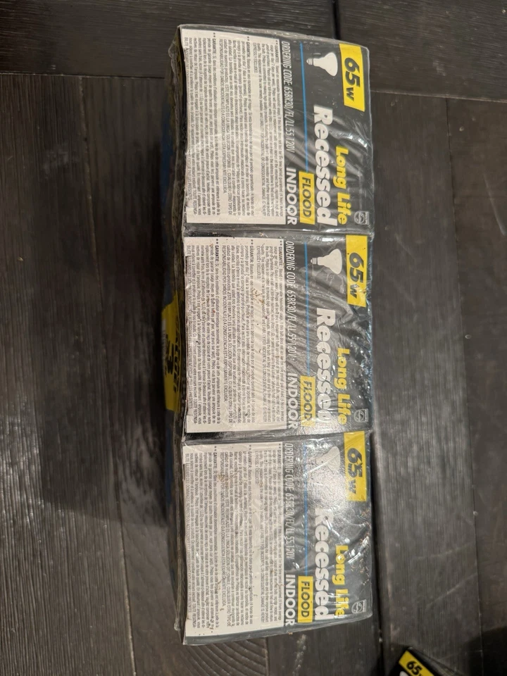 3-Bulb Pack Lot - Philips Long Life Recessed Indoor Flood Light 65W BR30 - Image 2 of 4