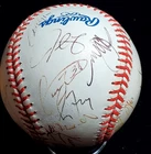 2005 CHICAGO CUBS TEAM (22) GREG MADDUX, MARK PRIOR AUTOGRAPHED OML BASEBALL