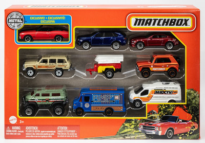2021 Matchbox 9-Pack w/Exclusive Chevy Chevelle RED | Vantom FOREST RANGER | FSB