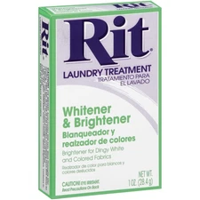 Rit Dye Powder Whitener and Brightener 1 Oz for Crafting and DIY Projects