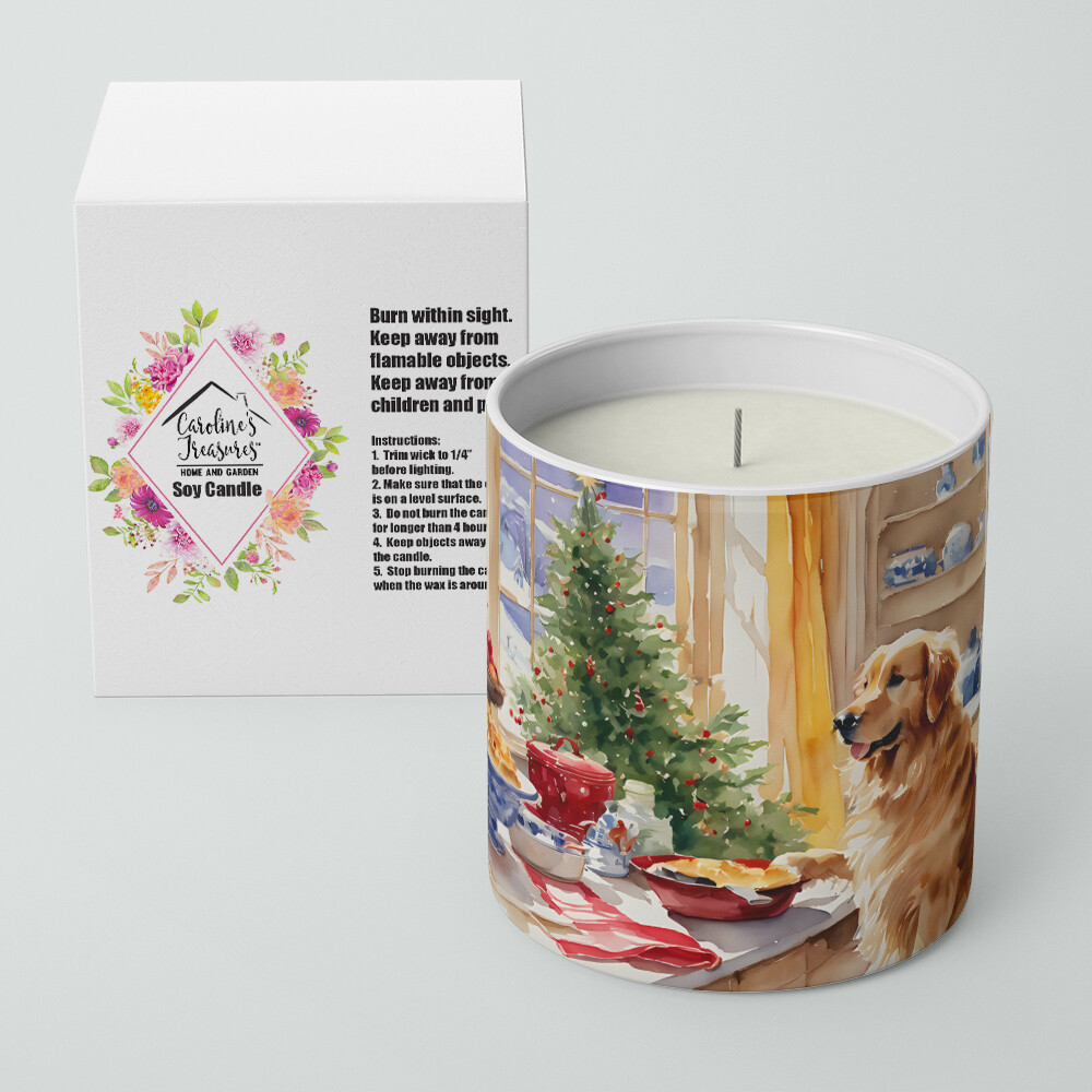 Golden Retriever Christmas Cookies 10 oz Decorative Soy Golden Retriever Christmas Cookies 10 oz Decorative Soy