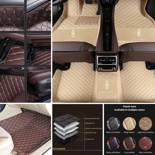 For Lincoln Town Car 1998-2011 Custom Carpets All Weather Car Floor Mats Auto - Imagen 11 de 36