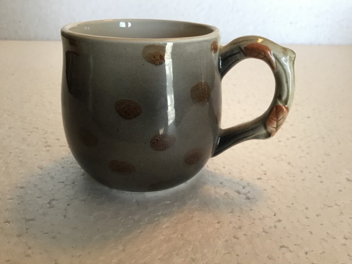 Vintage 1978 Fitz & Floyd FF Japan White Grey Brown Spotted Owl 2