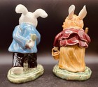 Large Elderly Country Bunny’s Rabbit Old Folk Ceramic 2 — photo 3