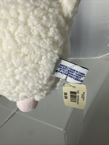 Bath & Body Works Plush Lamb Lambie Sheep Cream Pink Face 9" - Picture 5 of 11