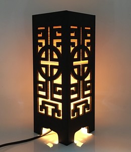 Details About Asian Oriental Wood Cutting Thai Lamp Shades Handmade Great Power Chinese Style
