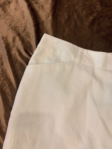 Womens Plus Size Dress Pants Sz 24W White Straight Leg Tummy Control Stretch NEW - Picture 3 of 12