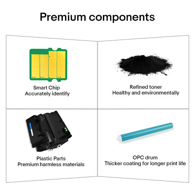 6PK Q5942X BLK Toner Cartridge Fit for HP 42X LaserJet