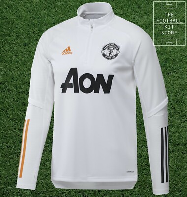 adidas Manchester United 1/4 Zip Training Top Man Utd Long