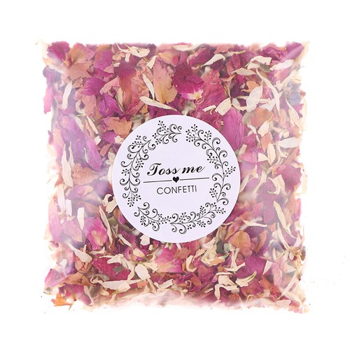 10g/bag Wedding Confetti Dried Flower Petals Biodegradable Rose Petal Wedding - Picture 8 of 8