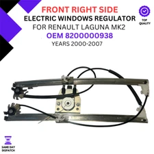 FOR RENAULT LAGUNA MK2/ GRANDTOUR 01-07 FRONT RIGHT DRIVER SIDE WINDOW REGULATOR