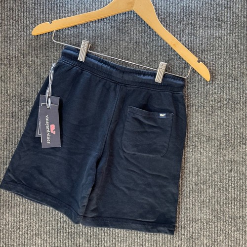 New Vineyard Vines Boys Sun Washed Knit Jetty Jersey Shorts Navy Blue NWT S 8-10