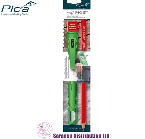 PICA TASCHENKÖCHER & SCHÄRFER MIT 540 SCHREINERBLEISTIFT - 505-01 - Bild 1 von 2