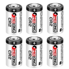 6PCS CR2 3.0V 800mAh Non-rechargeable Li-ion Battery