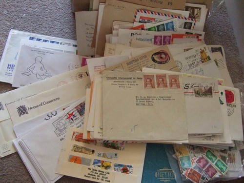 Box filled with stamps, covers + 2 stockbooks - wide variety QV on - see photos - 第 2/8 張圖片