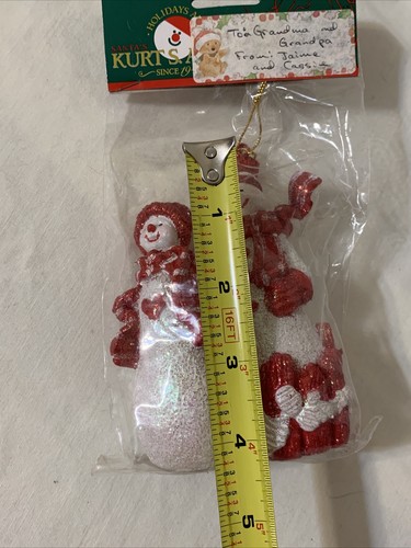 Kurt Adler Snowman Ornament #H5948 - Picture 5 of 7