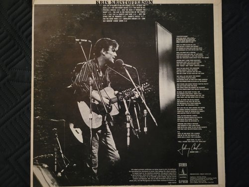 Kris Kristofferson – Kristofferson - Vinyl Record - Picture 2 of 4