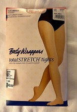 BODY WRAPPERS ADULT TOTAL STRETCH FOOTED DANCE SOFT STRETCH T-PINK TIGHTS S-M