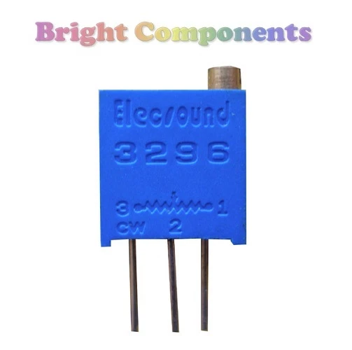 5er-Pack - 3296 Multiturn variable Widerstände - Potentiometer, Voreinstellung, Trimmer, Topf