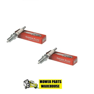 #ad 2 GENUINE CHAMPION SPARK PLUGS RC12YC 71G 491055 SMALL ENGINE K4RTC3 COPPER PLUS $10.95