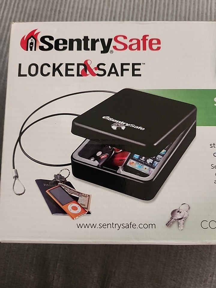 Sentry Safe P005k Compact Safe, 0.05 Cu Ft, 2 Lb, Key Lock Brand New in ...