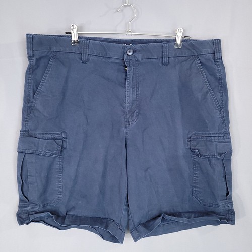 Pantalones cortos cargo Croft & Barrow para hombre tiro alto azul talla 42