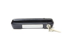 MANIGLIA ESTERNA PORTA ANTERIORE DESTRA NERA / CROMATA FIAT 124 = FIAT 125 