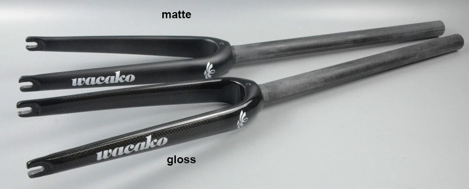 Full Carbon Fiber Fork Rigid BMX Bike Fork 14/16/18/20/22 in Bicycle Fork 1-1/8" - Image 2 of 4