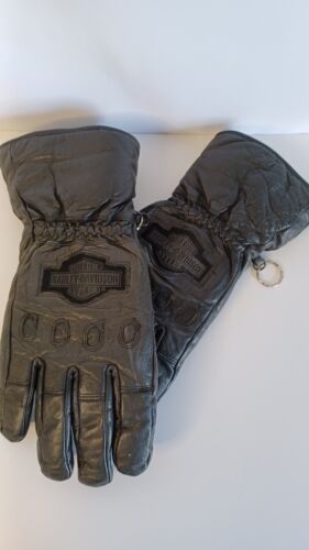 Harley Davidson Black Riding Motorcycle Gloves Size XL - Foto 1 di 9