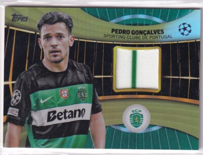 Topps CL Club Competition 2025 No. SR-PG Pedro Goncalves Gold Patch 19/50